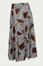 Load image into Gallery viewer, Gold Marine Floor Length Maxi Skirt On Dutch Hollandaise