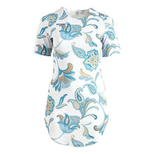 Load image into Gallery viewer, Modern Floral Tunic Above The Knee