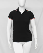 Load image into Gallery viewer, Front Button Top With Cross Logo UV Black-Red Rib