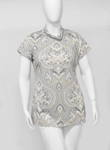 Load image into Gallery viewer, Floral Gray Paisley Dress Top