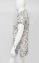 Load image into Gallery viewer, Floral Gray Paisley Dress Top