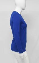 Load image into Gallery viewer, Cross Logo Long Sleeve UV Dress T-Top- Blue