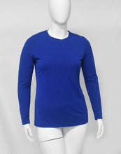 Load image into Gallery viewer, Cross Logo Long Sleeve UV Dress T-Top- Blue