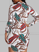 Load image into Gallery viewer, Dress Tunic Silk Chain Designer Wear
