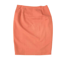 Load image into Gallery viewer, English White PolySpandex V-Curve Skirt-Marsala