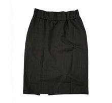 Load image into Gallery viewer, English Italian Black Half Button V-Skirt