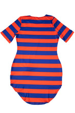 Load image into Gallery viewer, Rapheeze Short Red Stripe PolyElastane Tunic PLUS.