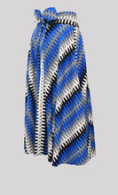 Load image into Gallery viewer, Royal Blue Garden Floor Length Maxi Skirt Original Dutch Printed Fabric