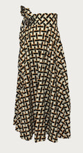 Load image into Gallery viewer, Peanut Cross Floor Length Maxi Skirt On Dutch Hollandaise Printed Fabric