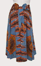 Load image into Gallery viewer, Red Leaf Design Floor Length Maxi Skirt On Dutch