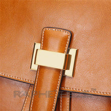 Load image into Gallery viewer, Classic Leather Brown Tote Bag for Woman-Mini Handbag