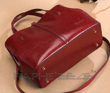 Load image into Gallery viewer, Stylish & Elegant Tote Handbag Purses for Women - Wine Red