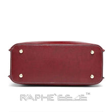 Load image into Gallery viewer, Stylish Tweed Bags for Women - Wine Red Medium Size