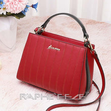 Load image into Gallery viewer, Small Tote Handbag Stain Resistant - Wine Red