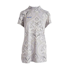 Load image into Gallery viewer, Floral Gray Paisley Dress Top