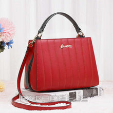 Load image into Gallery viewer, Small Tote Handbag Stain Resistant - Wine Red