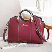 Load image into Gallery viewer, Small Elegant & Stylish Tote Handbag for Woman - Wine Red