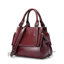 Load image into Gallery viewer, Elegant & Stylish Tote Handbag for Woman - Mini Wine Red