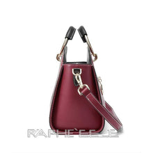 Load image into Gallery viewer, Small Elegant & Stylish Tote Handbag for Woman - Wine Red