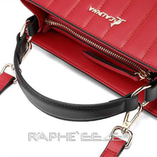 Load image into Gallery viewer, Small Tote Handbag Stain Resistant - Wine Red