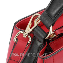 Load image into Gallery viewer, Small Tote Handbag Stain Resistant - Wine Red