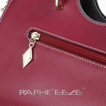 Load image into Gallery viewer, Small Elegant & Stylish Tote Handbag for Woman - Wine Red