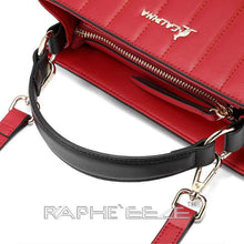 Load image into Gallery viewer, Small Tote Handbag Stain Resistant - Wine Red