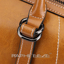 Load image into Gallery viewer, Stain Resistant Original Leather Mini Handbag Brown