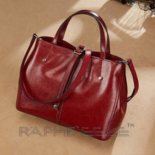Load image into Gallery viewer, Stylish & Elegant Tote Handbag Purses for Women - Wine Red