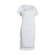 Load image into Gallery viewer, Body Contouring Half-Sleeve Long Polo Top - White