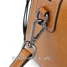 Load image into Gallery viewer, Stain Resistant Original Leather Mini Handbag Brown
