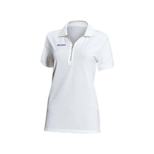 Load image into Gallery viewer, Open Heart Zip With Cross Logo UV Top-White