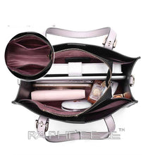 Load image into Gallery viewer, Black Designed Stylish Tote Bag for Women - Medium Size