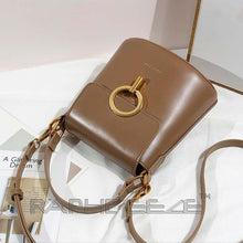 Load image into Gallery viewer, Genuine Leather Tote Woman - Extra Small Sized Tote Bag