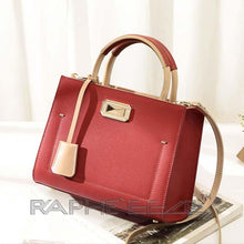 Load image into Gallery viewer, Luxurious Tote Hand Purse with Cross Body for Woman - Red Color Mini Handbag