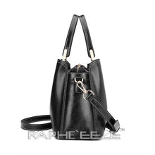 Load image into Gallery viewer, Original Leather Handbag Mini Stain Resistant Black Color