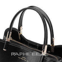 Load image into Gallery viewer, Original Leather Handbag Mini Stain Resistant Black Color