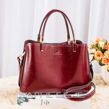 Load image into Gallery viewer, Stylish Tweed Bags for Women - Wine Red Medium Size