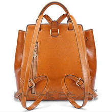 Load image into Gallery viewer, Classic Leather Brown Tote Bag for Woman-Mini Handbag