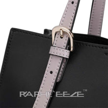 Load image into Gallery viewer, Black Designed Stylish Tote Bag for Women - Medium Size
