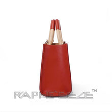 Load image into Gallery viewer, Luxurious Tote Hand Purse with Cross Body for Woman - Red Color Mini Handbag