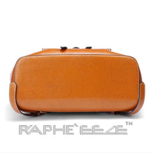 Load image into Gallery viewer, Classic Leather Brown Tote Bag for Woman-Mini Handbag