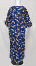 Load image into Gallery viewer, Women's Royal Blue Long Sleeve Flowy Dress