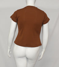 Load image into Gallery viewer, Rapheeze Presents 4-way super stretch T-tops - Gingerbread color
