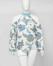 Load image into Gallery viewer, Rapheeze Floral Cold Shoulder Bat Wing Top