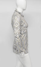 Load image into Gallery viewer, Rapheeze Gray Paisley Designer Bodycon