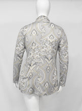 Load image into Gallery viewer, Rapheeze Gray Paisley Designer Bodycon