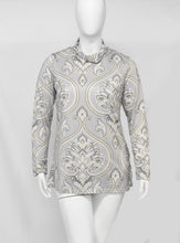 Load image into Gallery viewer, Rapheeze Gray Paisley Designer Bodycon