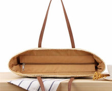 Load image into Gallery viewer, Island Straw Multi-Purpose Durable Tote Handbag
