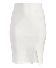 Load image into Gallery viewer, English Italian Half Button V-Skirt